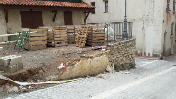 restauration de muret en pierres sur la commune d' ollioules